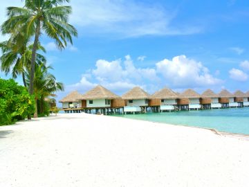 Imagen de archivo de una playa de las Maldivas. 
