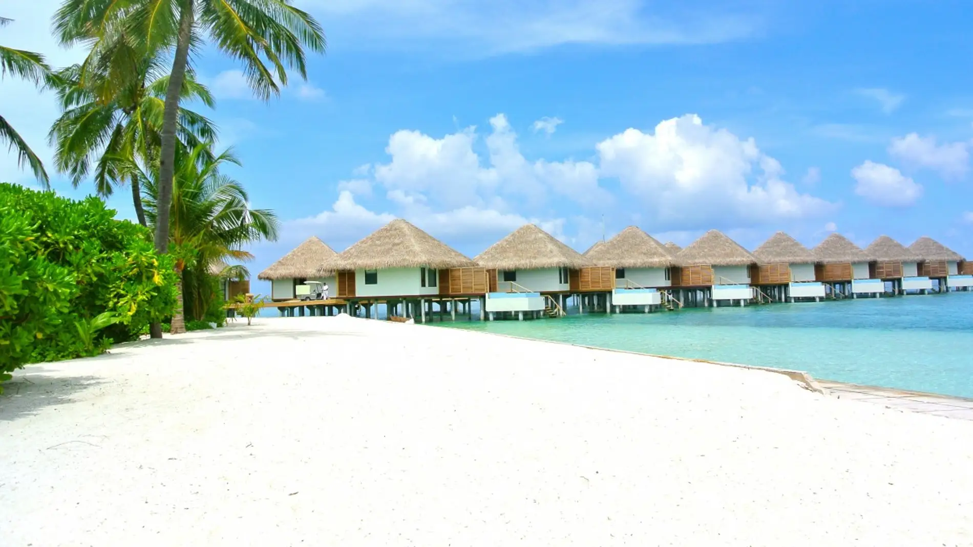 Imagen de archivo de una playa de las Maldivas. 