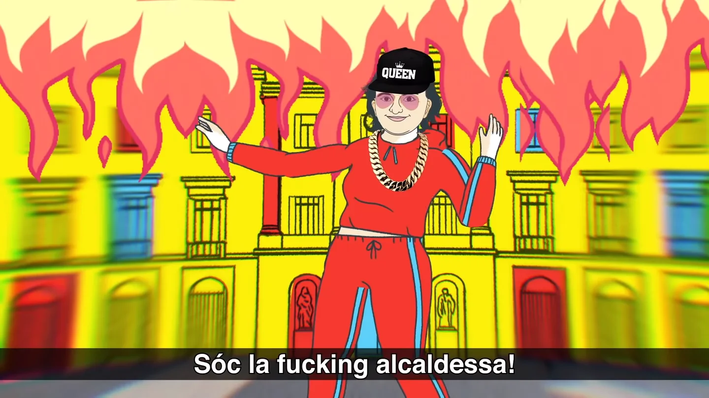 Fotograma del videoclip 'Ada is in da house'. Fotograma del videoclip 'Ada is in da house'.