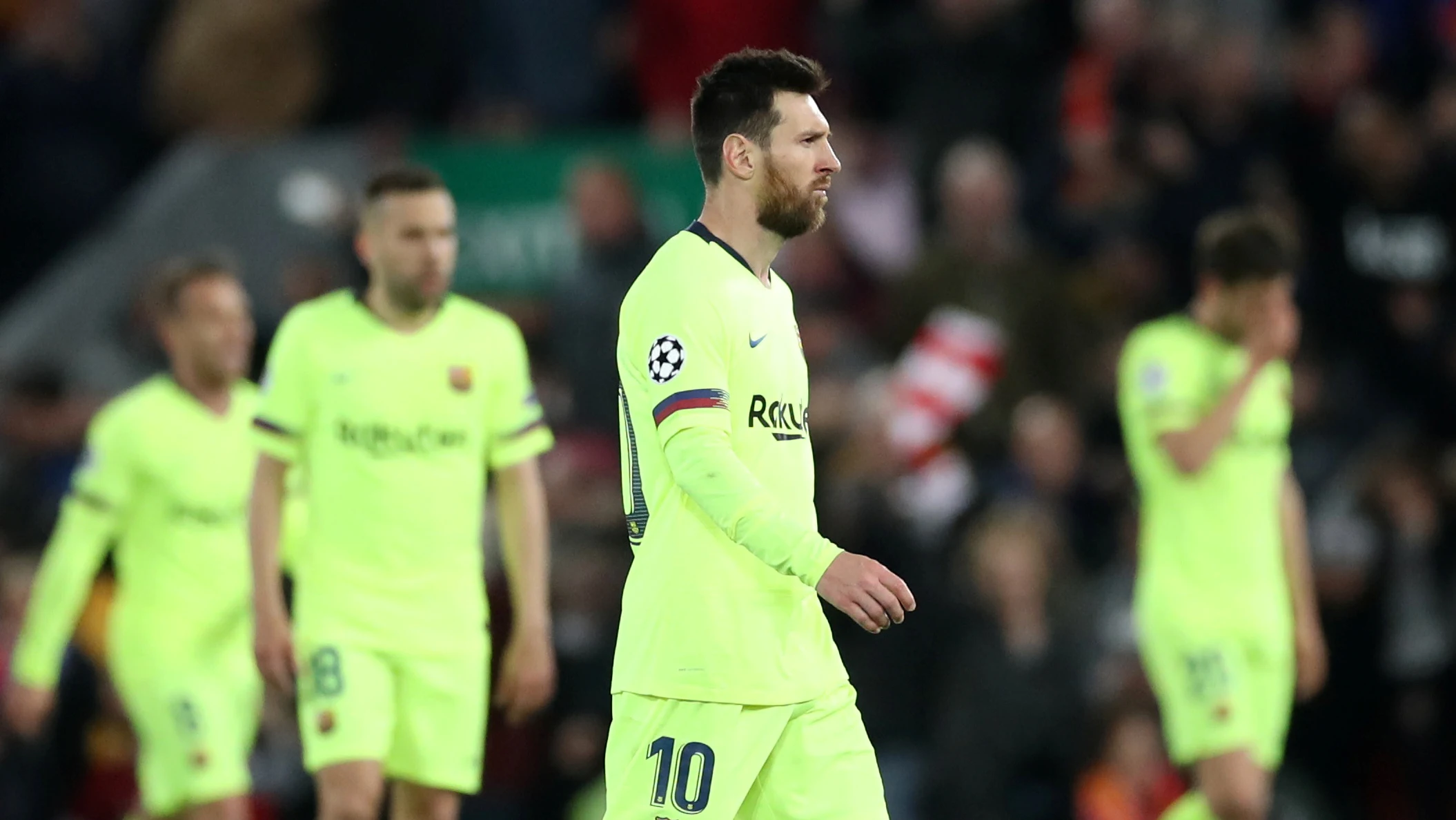 Leo Messi, tras la eliminación del Barça en Anfield