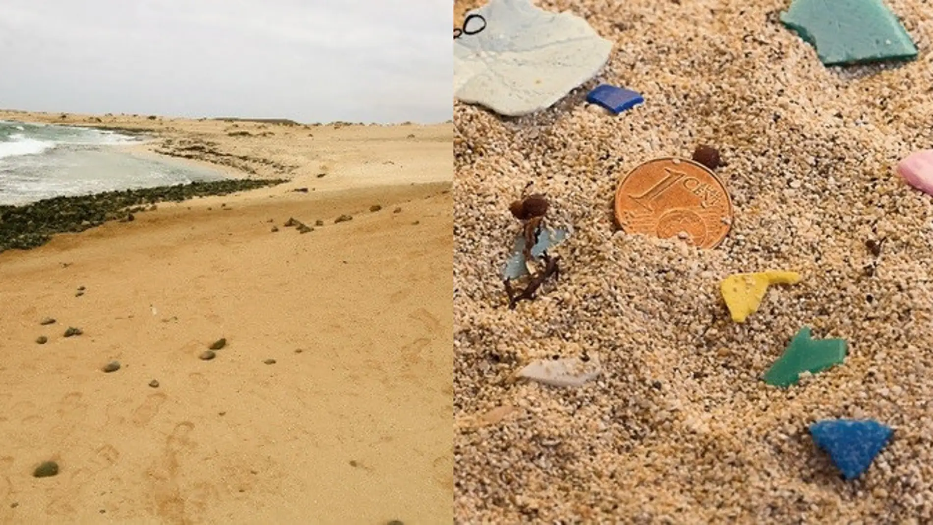 Los microplasticos contaminan las playas de un espacio protegido canario