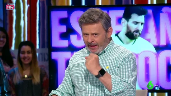 Miki Nadal imita el enfado de Cristóbal Soria tras la debacle del Barcelona: "¿Dónde están los tíos?" Miki Nadal imita el enfado de Cristóbal Soria tras la debacle del Barcelona: "¿Dónde están los tíos?"