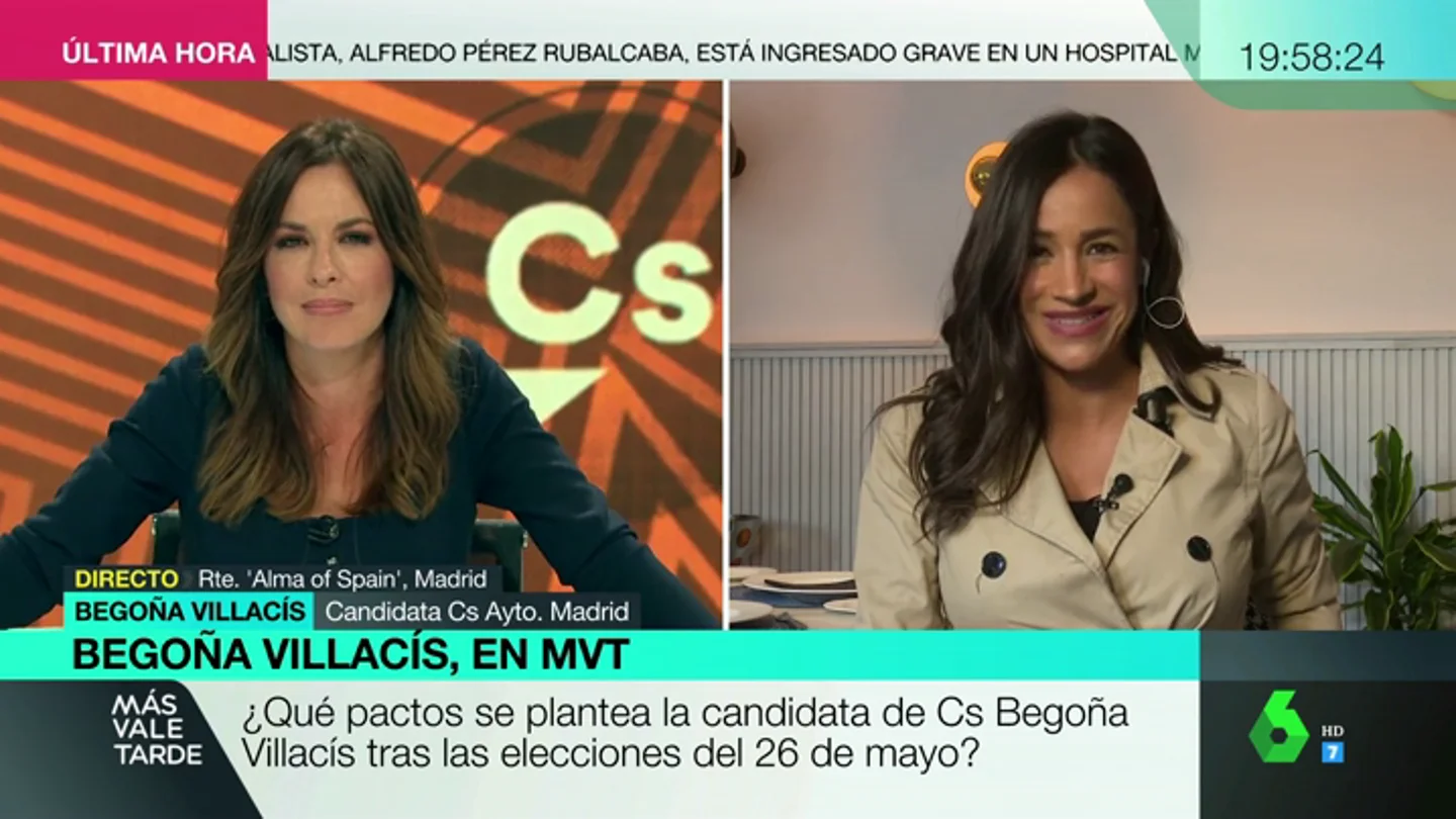 Begoña Villacís no se cierra a un pacto con Vox en el Ayuntamiento de Madrid: "Nuestra línea roja va a ser el programa" Begoña Villacís no se cierra a un pacto con Vox en el Ayuntamiento de Madrid: "Nuestra línea roja va a ser el programa"
