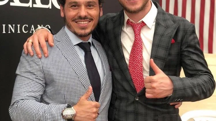 El hijo de José María del Nido, junto a Ivan Rakitic