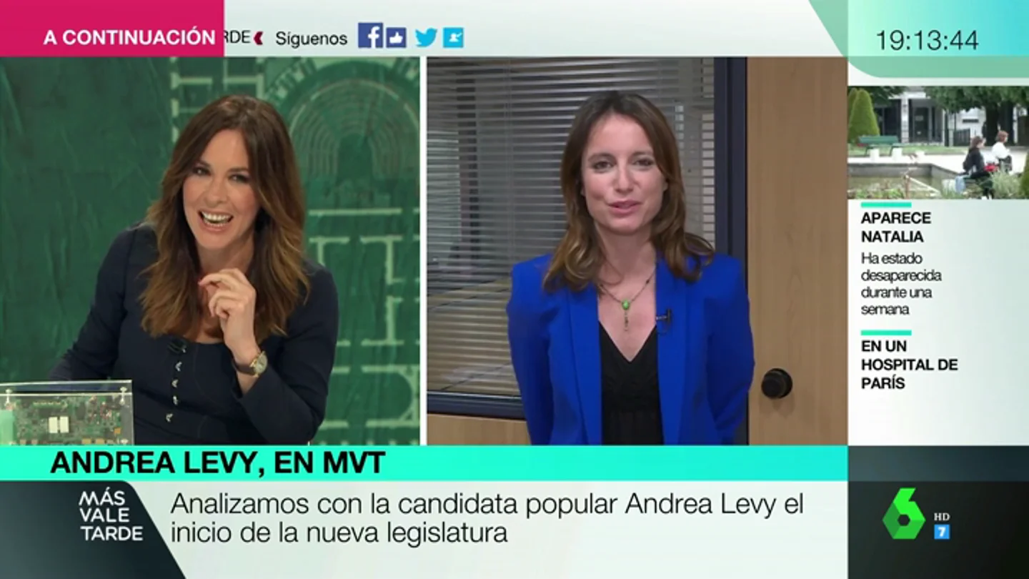 Andrea Levy: "Manuela Carmena ha sido más alcaldesa del mundo que de Madrid" Andrea Levy: "Manuela Carmena ha sido más alcaldesa del mundo que de Madrid"