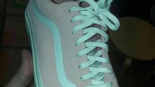 Zapatillas rosas o verdes Zapatillas rosas o verdes