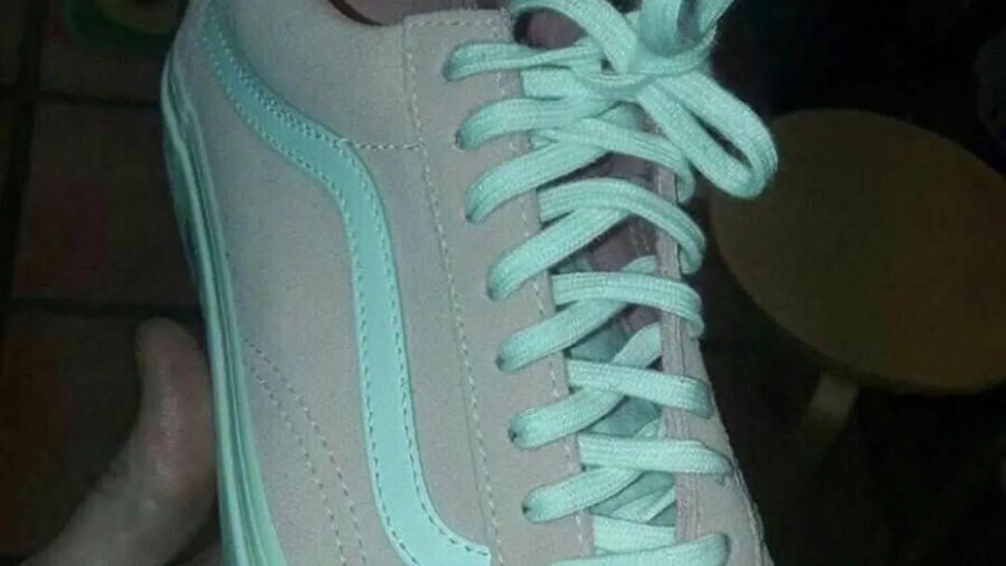 Zapatillas rosas o verdes Zapatillas rosas o verdes