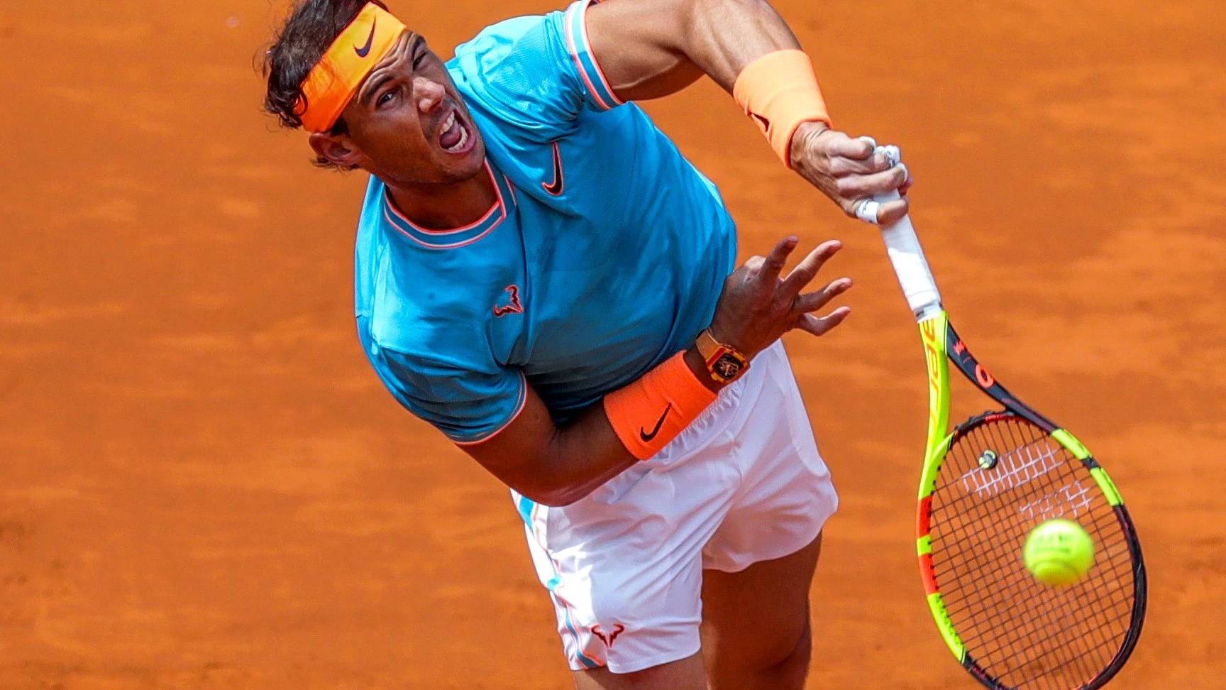 Nadal, en su debut en Madrid