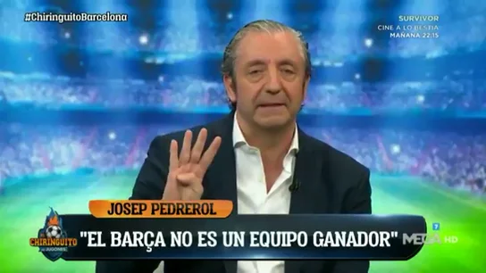 El durísimo mensaje de Pedrerol: "El Barça no es un equipo ganador... me da mucha pena" El durísimo mensaje de Pedrerol: "El Barça no es un equipo ganador... me da mucha pena"