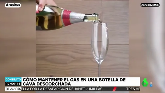 Cómo mantener el gas en una botella de cava descorchada y otros trucos caseros de Arusitys Cómo mantener el gas en una botella de cava descorchada y otros trucos caseros de Arusitys