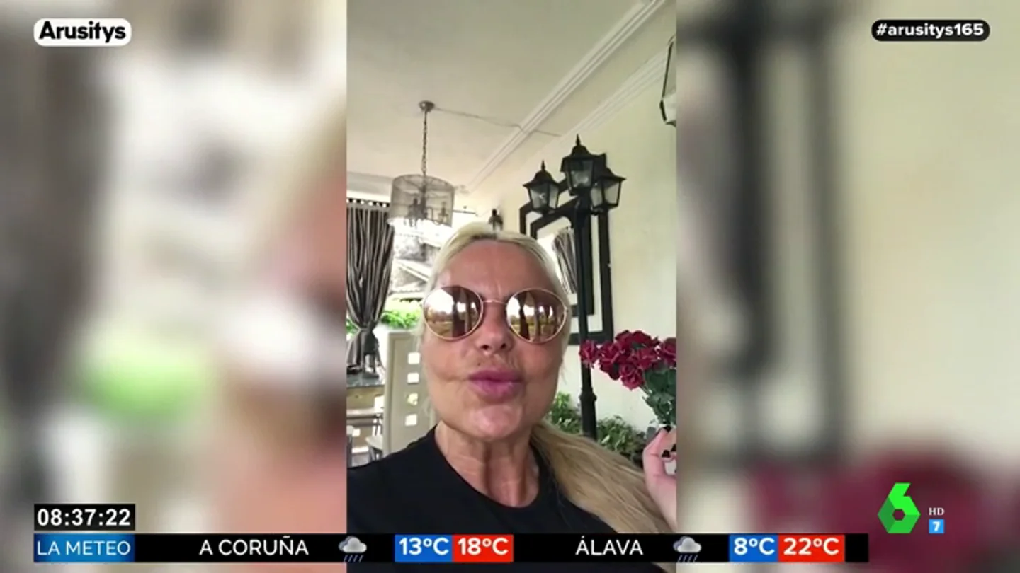 Leticia Sabater explica a Arusitys su radical cambio de look Leticia Sabater explica a Arusitys su radical cambio de look