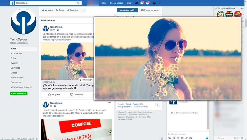 Facebook Photo Zoom