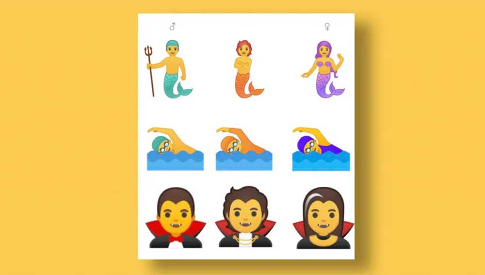 emoji de género fluido