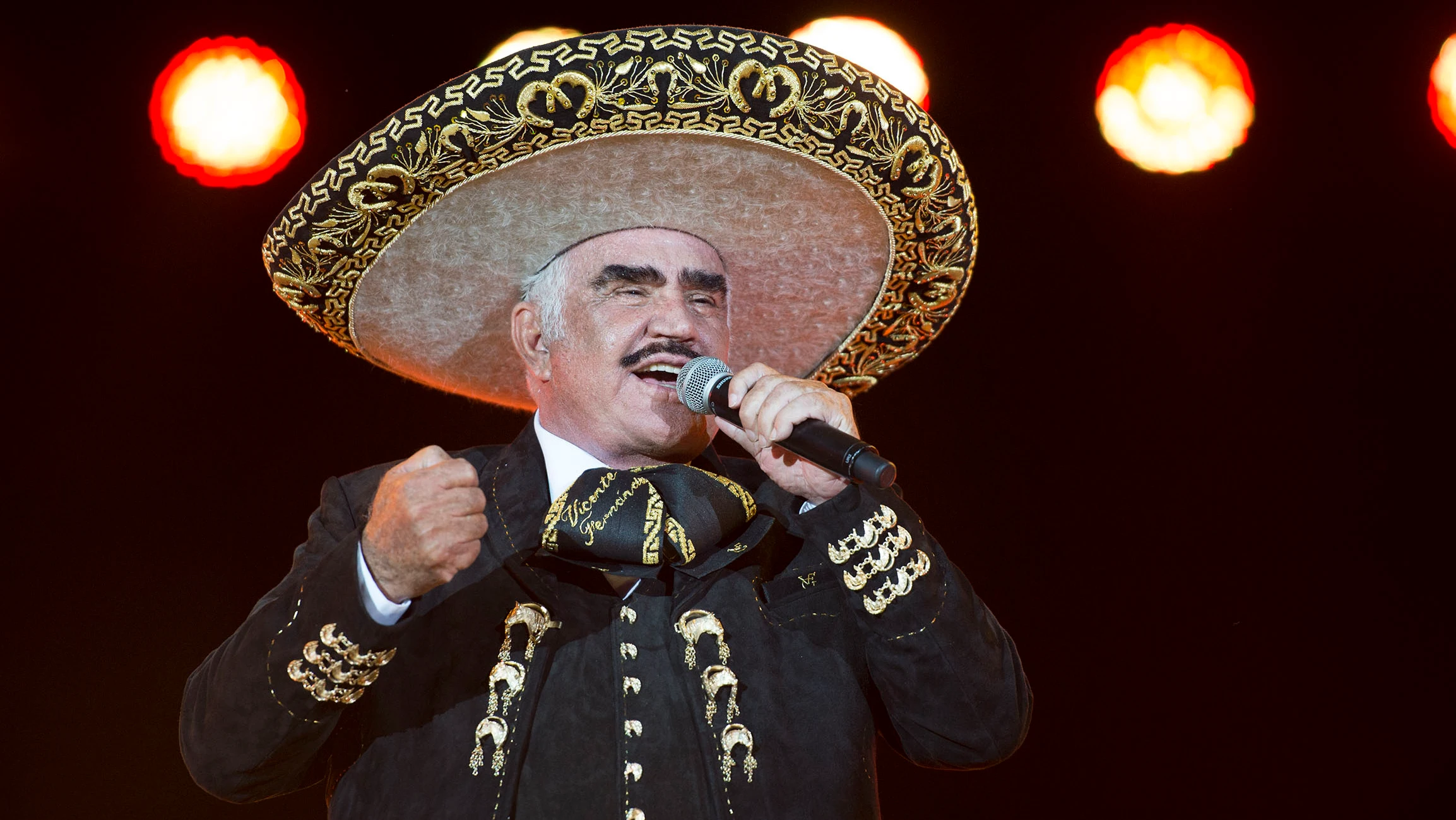 El cantante mexicano Vicente Fernández