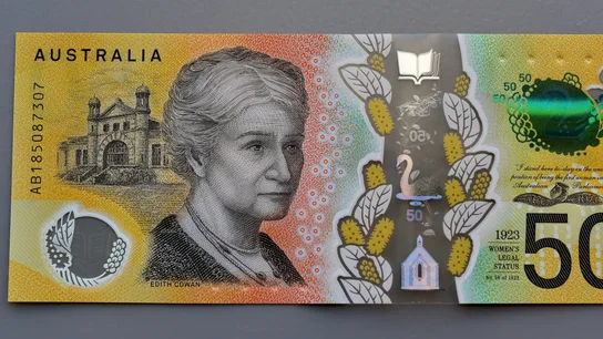 Billete de 50 dólares australianos Billete de 50 dólares australianos