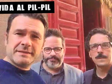 Iñaki López con Edu Galán y Darío Adanti Iñaki López con Edu Galán y Darío Adanti