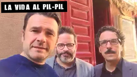 Iñaki López con Edu Galán y Darío Adanti La vida al pil-pil