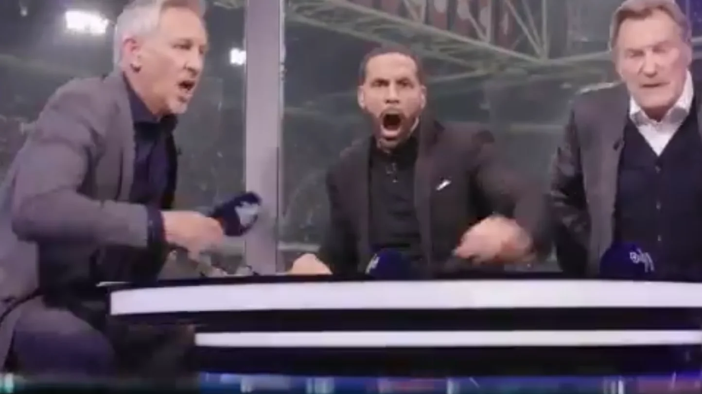 Así festejaron Lineker y Ferdinand el triunfo del Tottenham