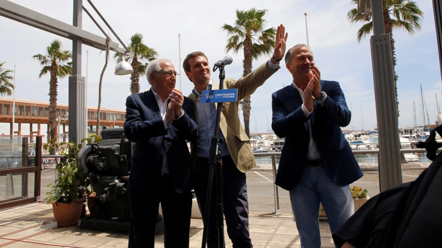 Pablo Casado en un acto en Melilla Pablo Casado en un acto en Melilla