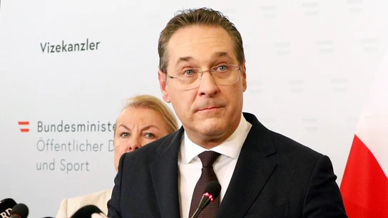 El vicecanciller de Austria y líder de los ultranacionalistas, Heinz-Christian Strache El vicecanciller de Austria y líder de los ultranacionalistas, Heinz-Christian Strache