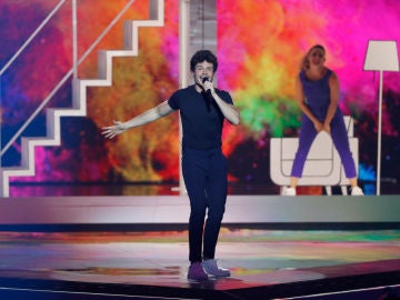 Miki cantando 'La Venda' en Eurovisión 2019 Miki cantando 'La Venda' en Eurovisión 2019