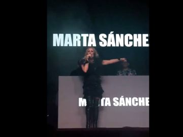Marta Sánchez durante el concierto Marta Sánchez durante el concierto
