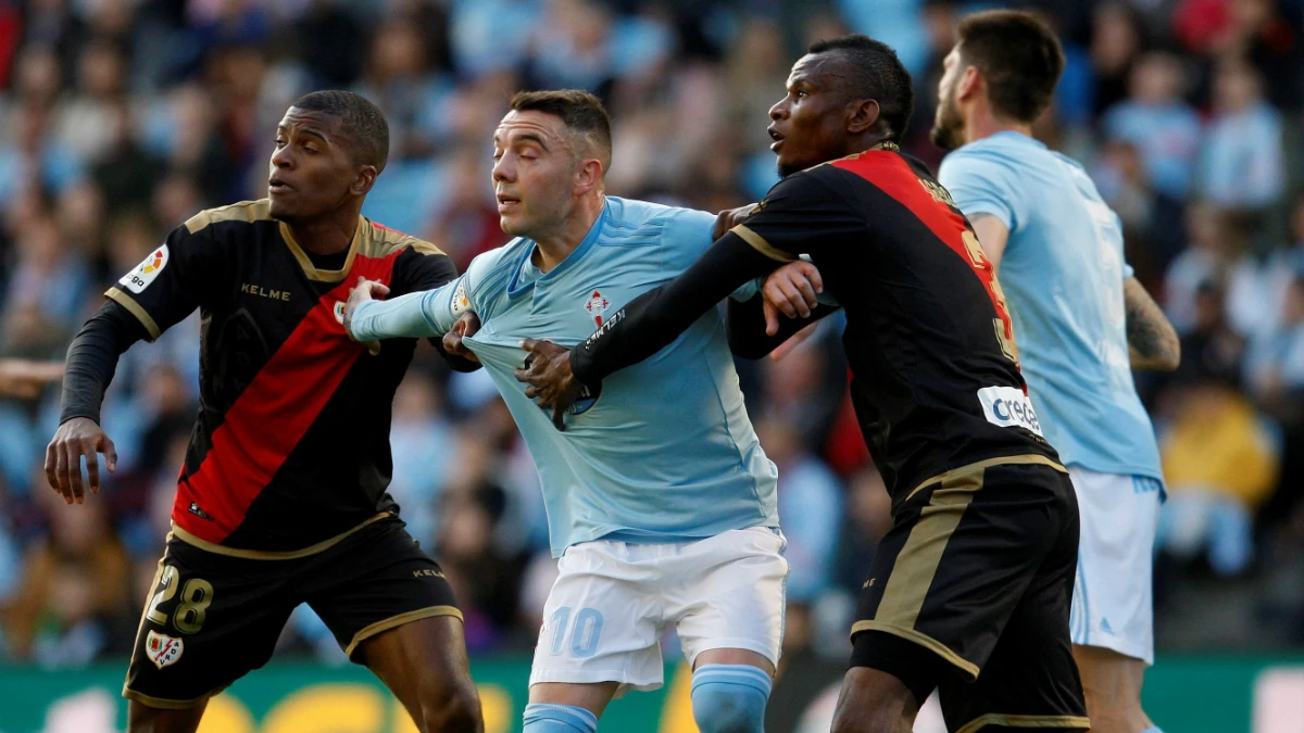 Aspas, ante Uche Agbo