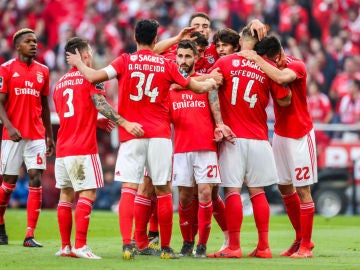 El Benfica, de celebración El Benfica, de celebración