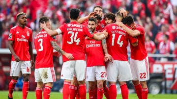 El Benfica, de celebración