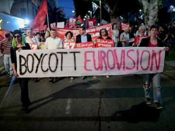 Protesta contra el festival de Eurovisión Protesta contra el festival de Eurovisión