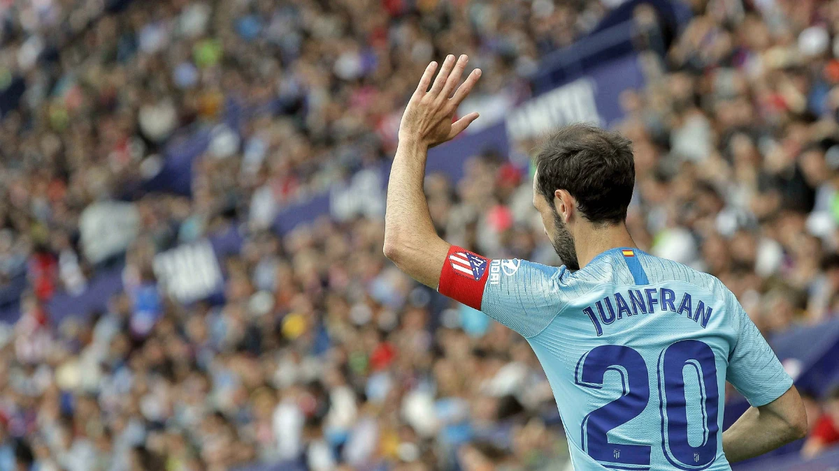 Juanfran, con el brazalete de capitán