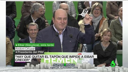 Andoni Ortuzar tira de sacacorchos para "quitar el tap&oacute;n" del PSOE que gobierna en Eibar