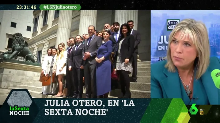 Julia Otero responde a las palabras de Ortega Smith sobre el aborto: "No estoy dispuesta a volver a lo que ya debatimos y ganamos en los 80"