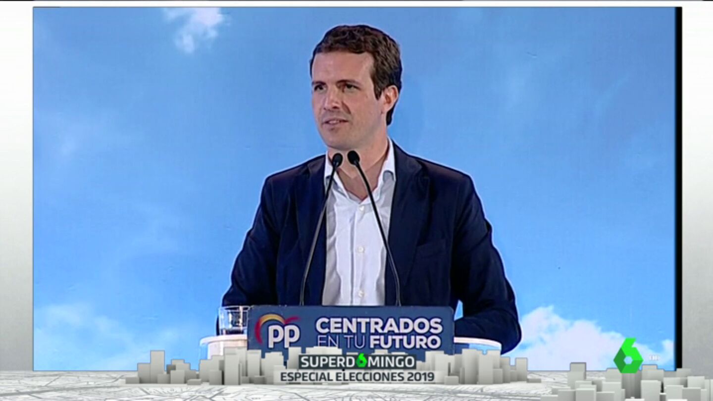 Pablo Casado en un acto de campa&ntilde;a del PP en A Coru&ntilde;a