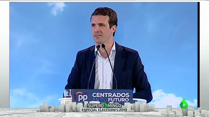 Pablo Casado en un acto de campaña del PP en A Coruña