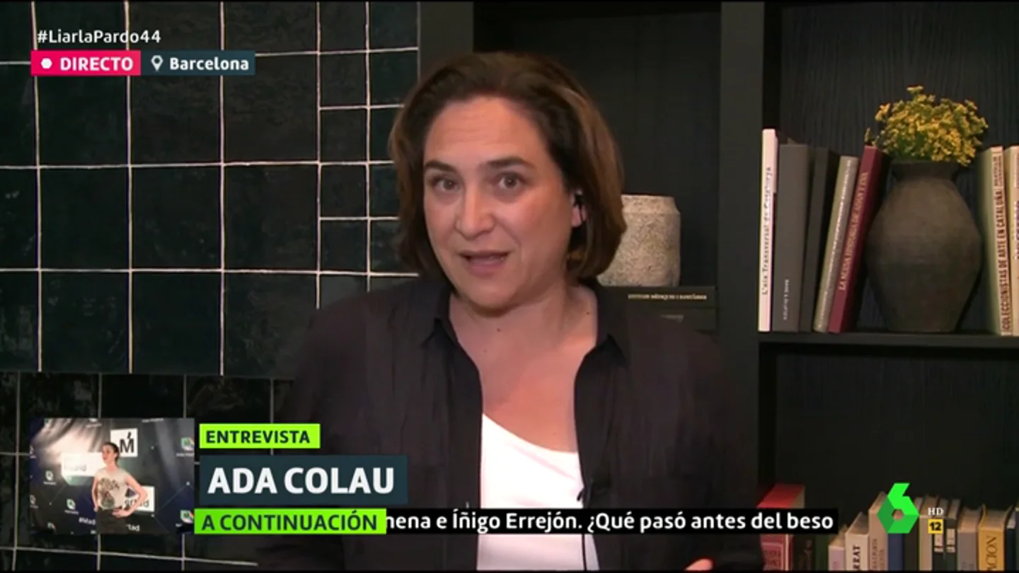 Ada Colau en Liarla Pardo Ada Colau en Liarla Pardo