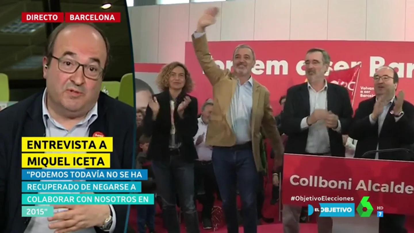 Miquel Iceta en El Objetivo ¡Miquel Iceta en El Objetivo