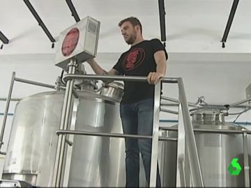 Fábrica de cerveza en una mina de León Fábrica de cerveza en una mina de León