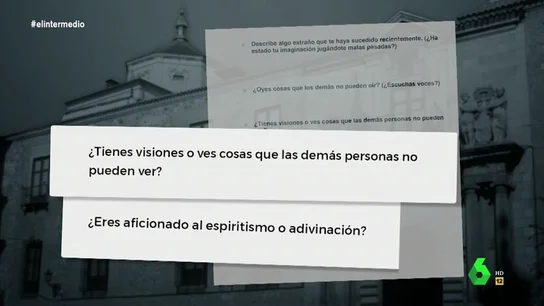 Uno de los cuestionarios que tienen que responder durante las sesiones del curso Uno de los cuestionarios que tienen que responder durante las sesiones del curso