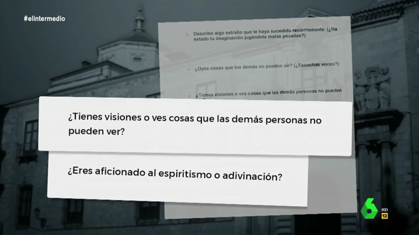 Uno de los cuestionarios que tienen que responder durante las sesiones del curso Uno de los cuestionarios que tienen que responder durante las sesiones del curso
