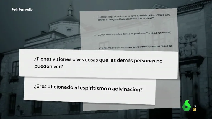 Uno de los cuestionarios que tienen que responder durante las sesiones del curso