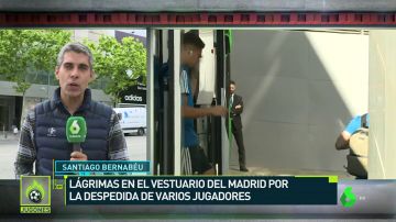 Lágrimas en el vestuario del Madrid por las despedidas