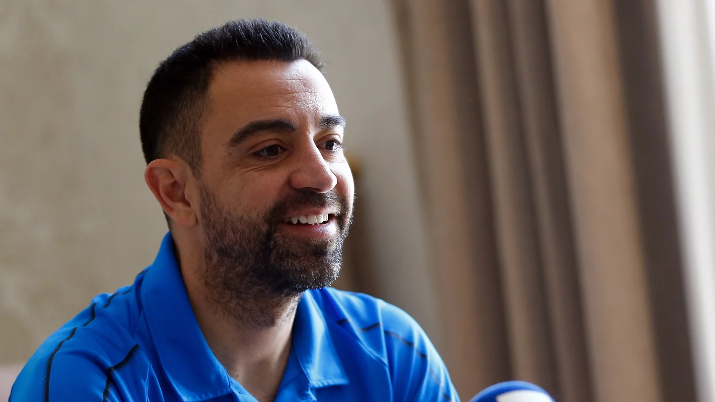 Xavi Hernández, durante una entrevista Xavi Hernández, durante una entrevista