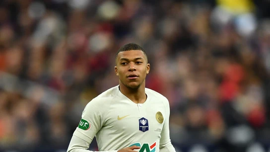 Mbappé, durante un partido con el PSG Mbappé, durante un partido con el PSG