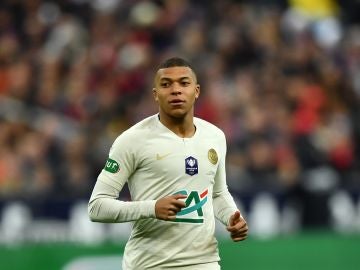 Mbappé, durante un partido con el PSG Mbappé, durante un partido con el PSG
