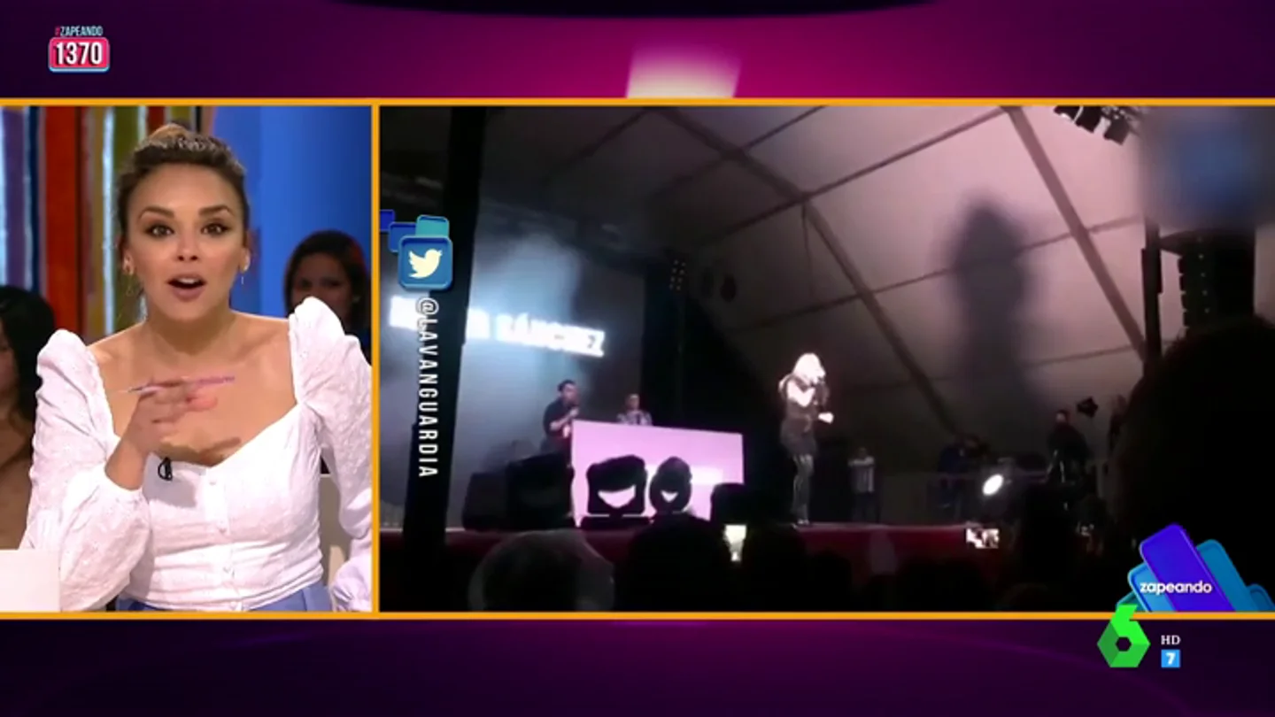 Chenoa condena el lanzamiento de huevos a Marta Sánchez Chenoa condena el lanzamiento de huevos a Marta Sánchez