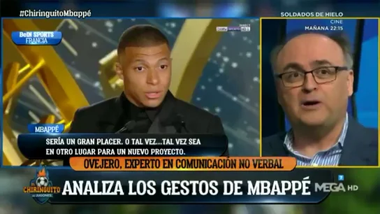 Un experto en comunicación no verbal analiza a Mbappé: "Se siente seguro al hablar de otro proyecto y avergonzado cuando habla del PSG" Un experto en comunicación no verbal analiza a Mbappé: "Se siente seguro al hablar de otro proyecto y avergonzado cuando habla del PSG"