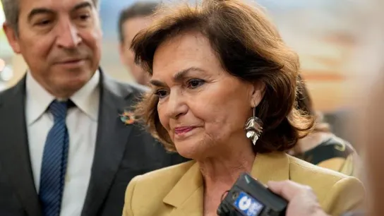 La vicesecretaria del Gobierno en funciones, Carmen Calvo La vicesecretaria del Gobierno en funciones, Carmen Calvo