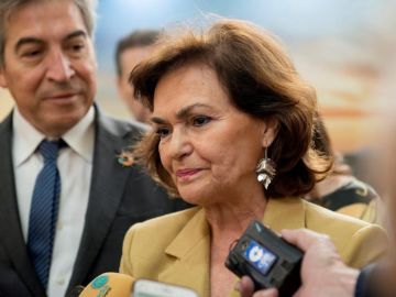 La vicesecretaria del Gobierno en funciones, Carmen Calvo La vicesecretaria del Gobierno en funciones, Carmen Calvo