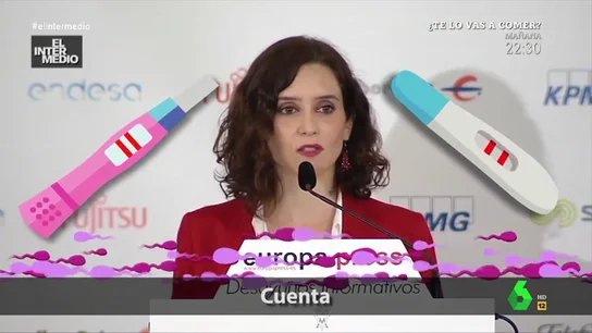 Dani Mateo descubre un nuevo 'pepinazo' musical de Isabel Díaz Ayuso: "Suena en todos los centros de planificación familiar" Dani Mateo descubre un nuevo 'pepinazo' musical de Isabel Díaz Ayuso: "Suena en todos los centros de planificación familiar"